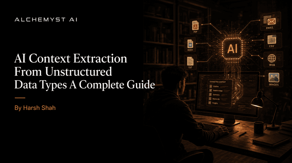 AI Context Extraction From Unstructured Data Types: A Complete Guide