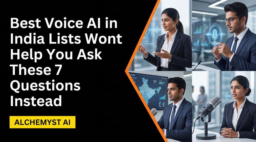 "Best Voice AI in India" Lists Won't Help You. Ask These 7 Questions Instead.